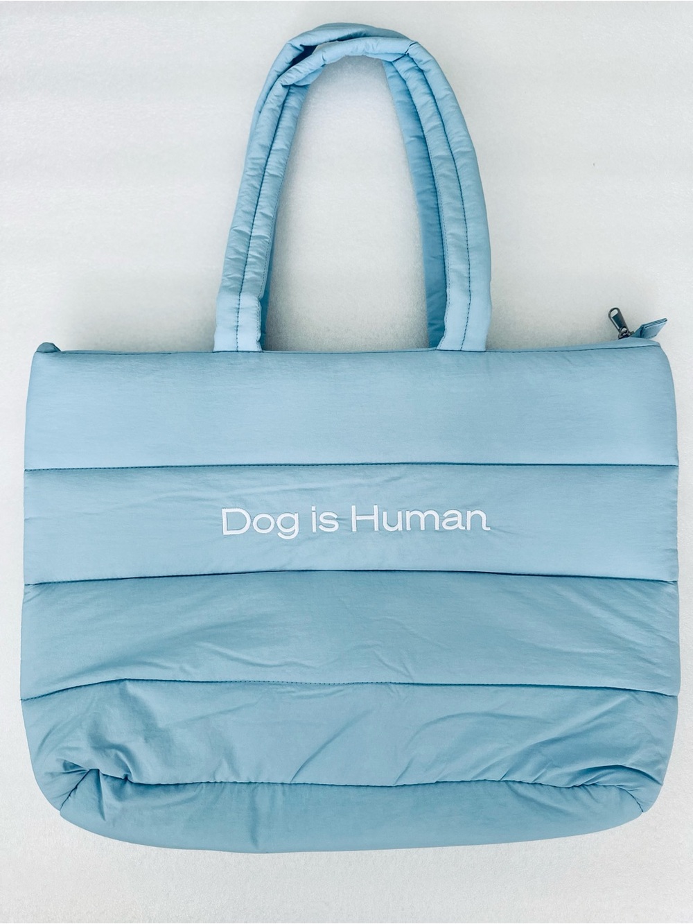Light Blue Padded Tote